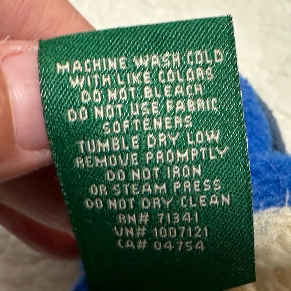 L.L.Bean Infants' & Toddlers’ Cold Buster Waterproof Mittens 6-12 Months Blue - Picture 6 of 7